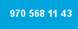 970 568 11 43 970 568 11 43